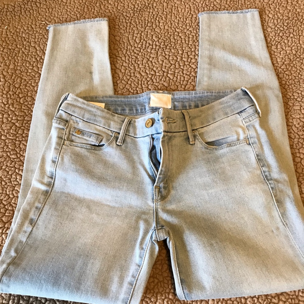 Mother The Looker Ankle Frey Jeans The Angel with no Wings. Limited edition 🔥 - Picture 6 of 9